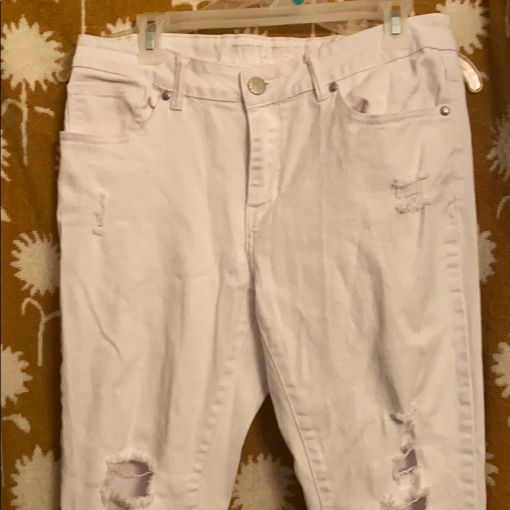 VIP distressed skinny jeans